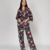 Pyjama top with floral print