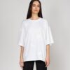 Embroidery oversized T-Shirt WHITE