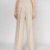 Asymmetrical Linen Trousers